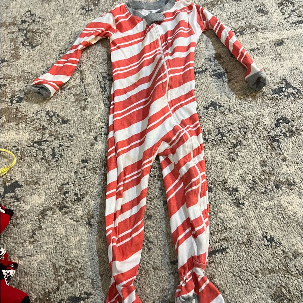 Honest brand baby striped sleeper. Size 18 months.